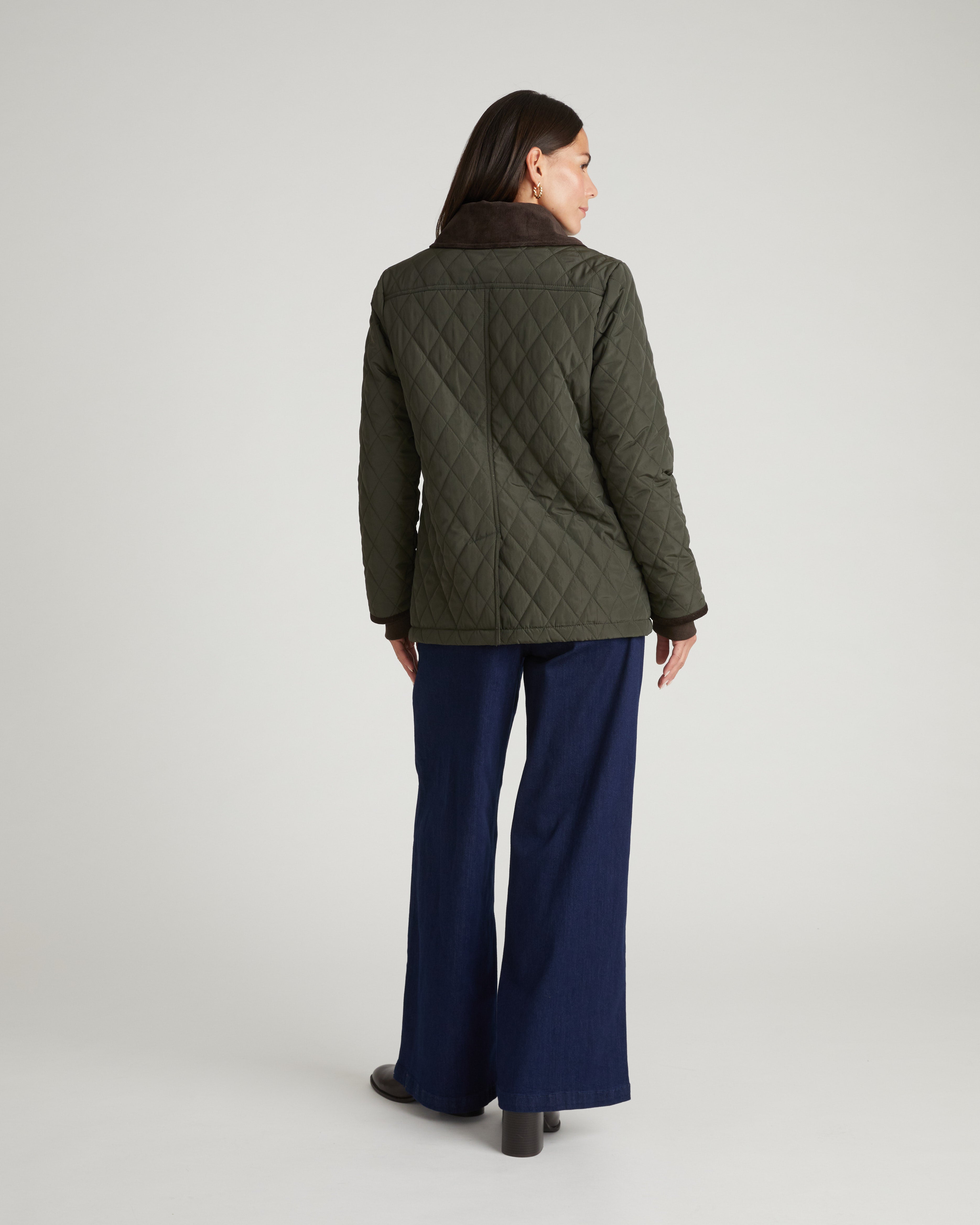 Cambridge Quilted Heritage Jacket - Winter Willow