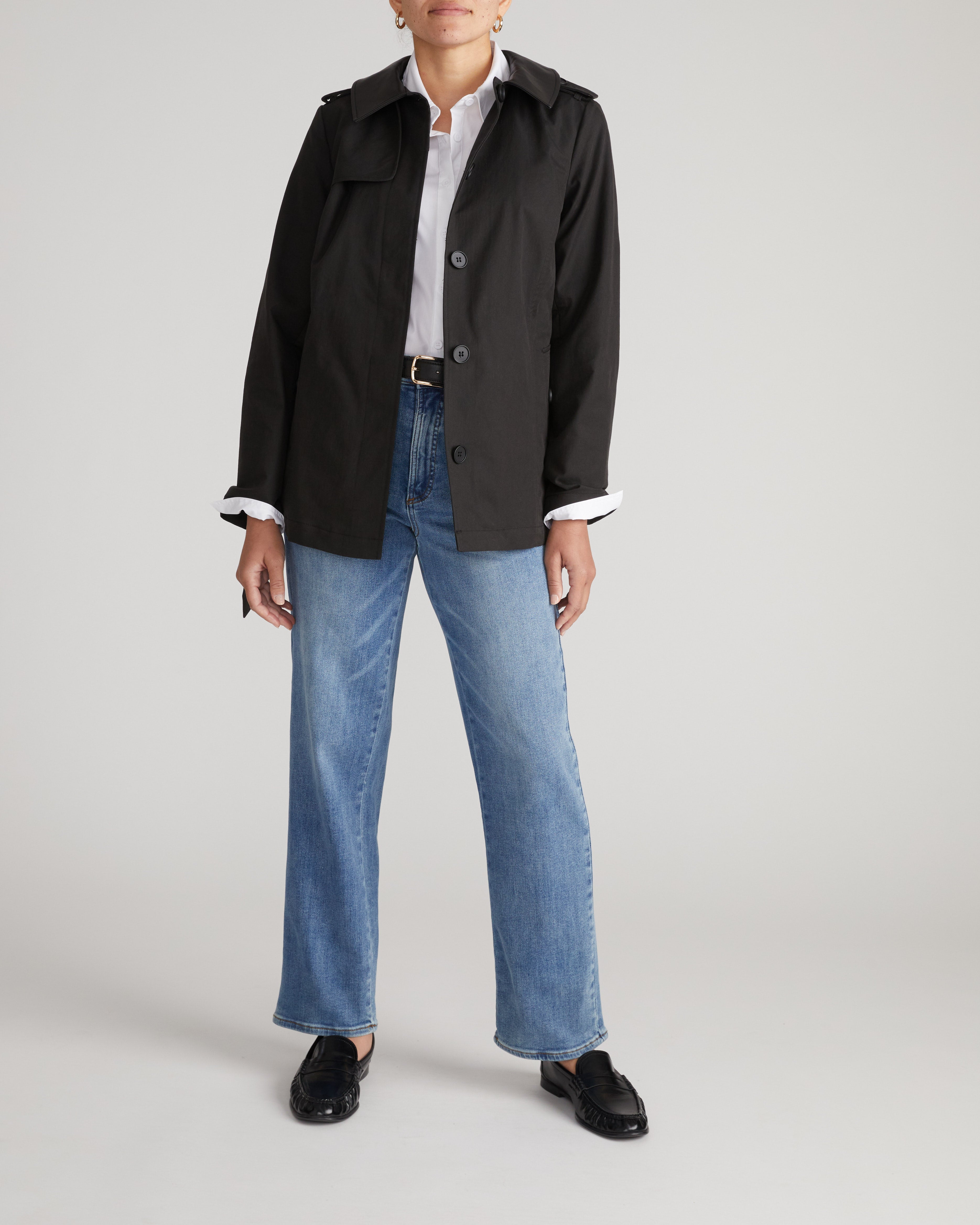 Freya Trench Coat - Black