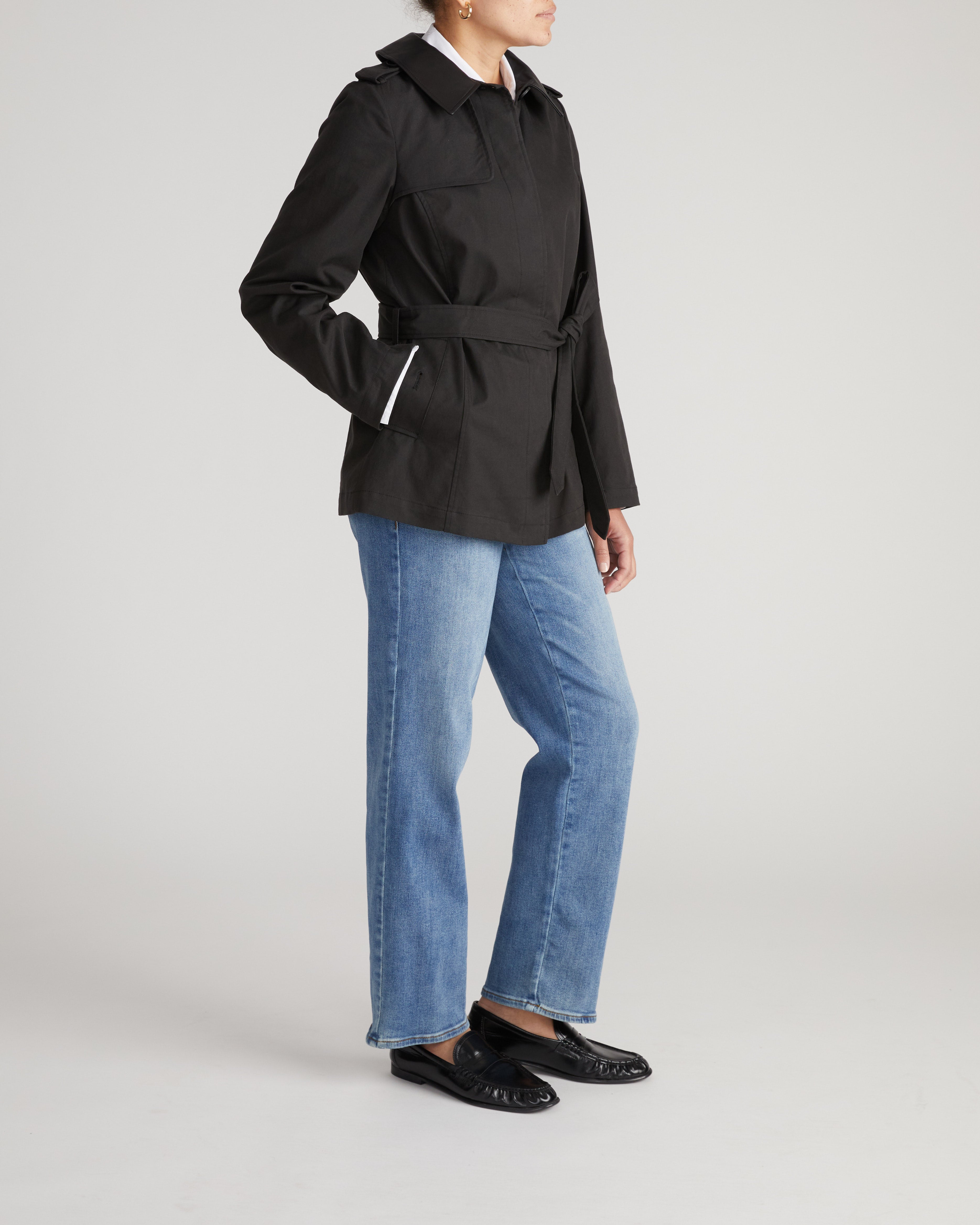 Freya Trench Coat - Black