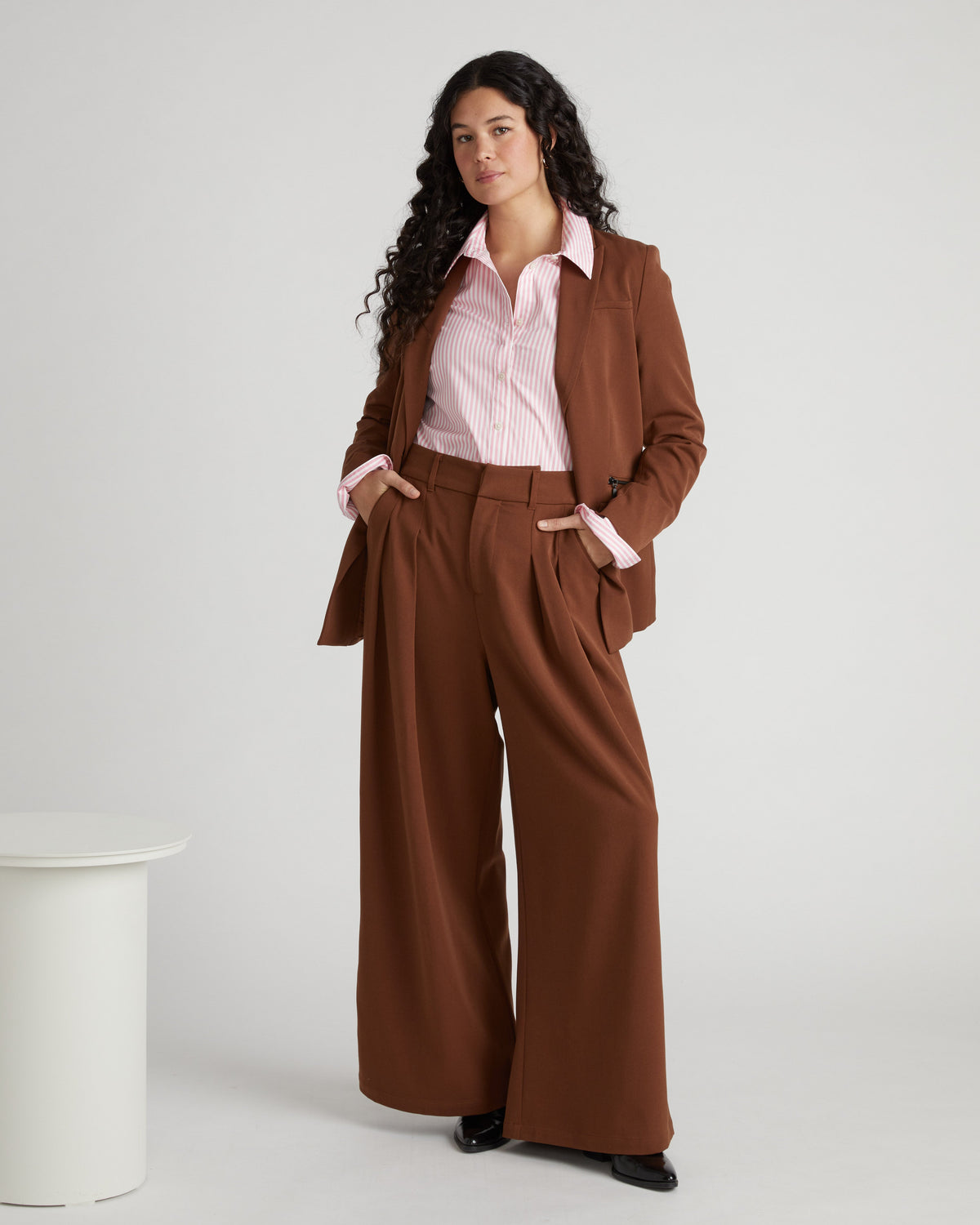 All Day Perfect Palais Wide Leg Pants - Pony
