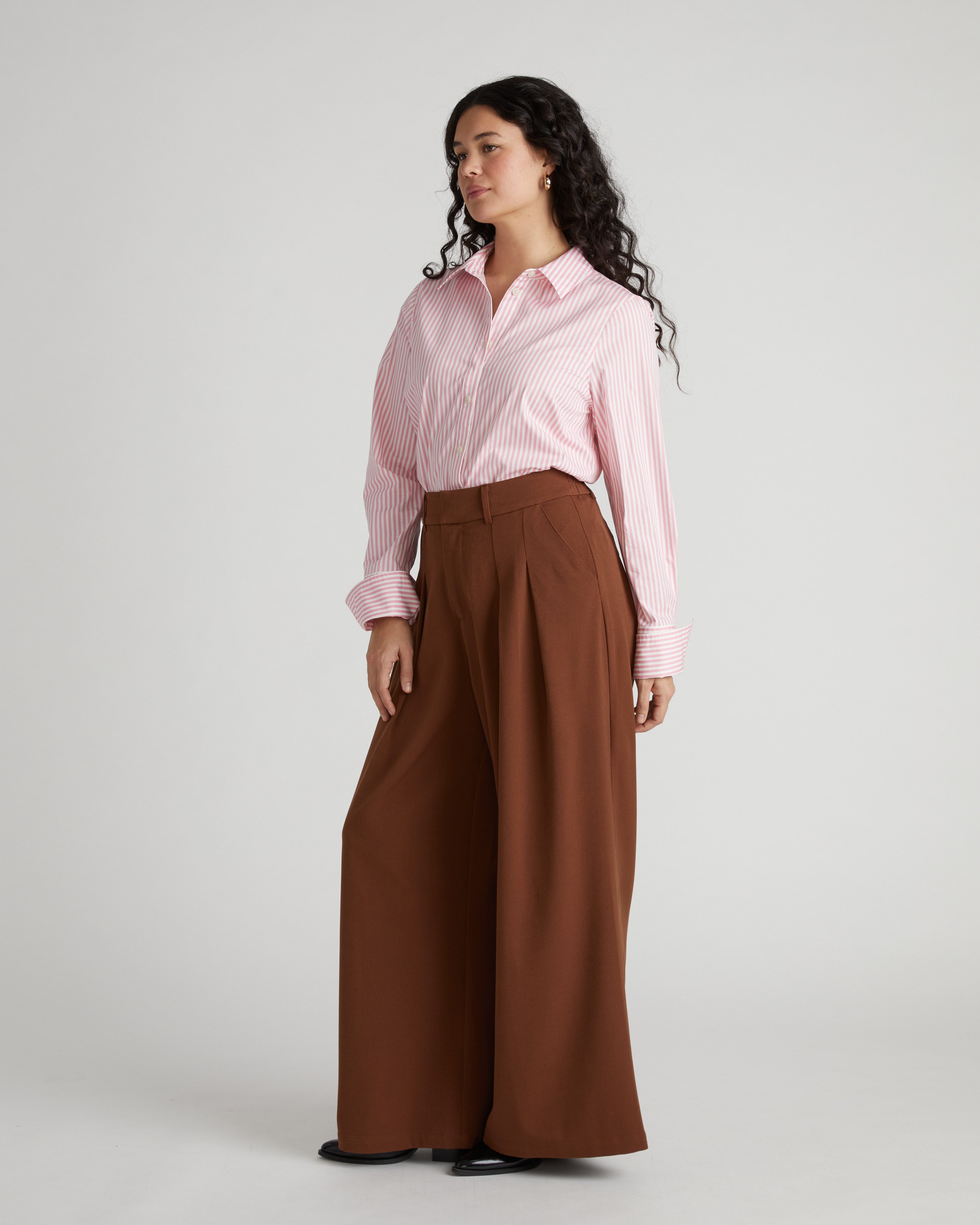 All Day Perfect Palais Wide Leg Pants - Pony