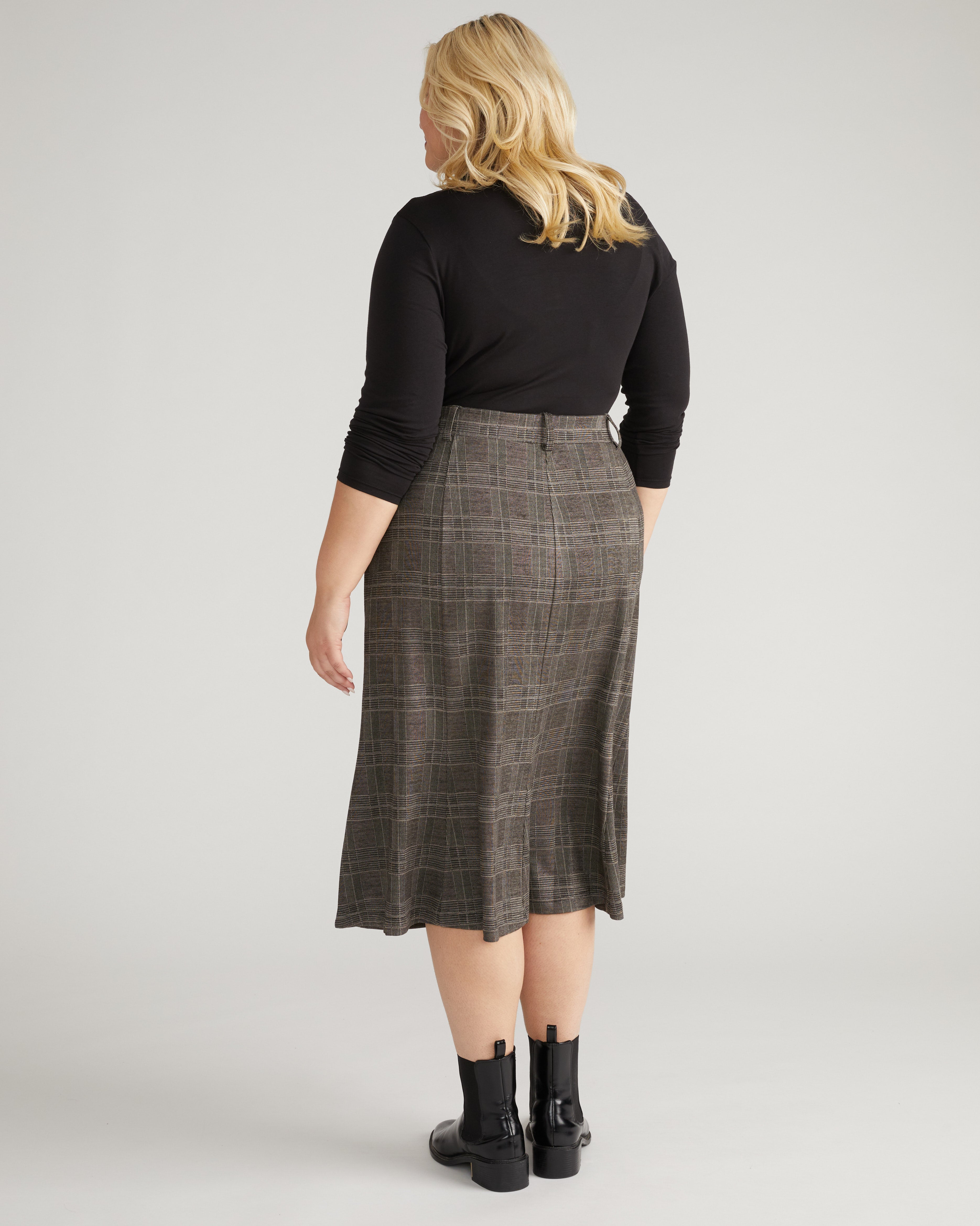Carla Ponte Skirt - British Plaid