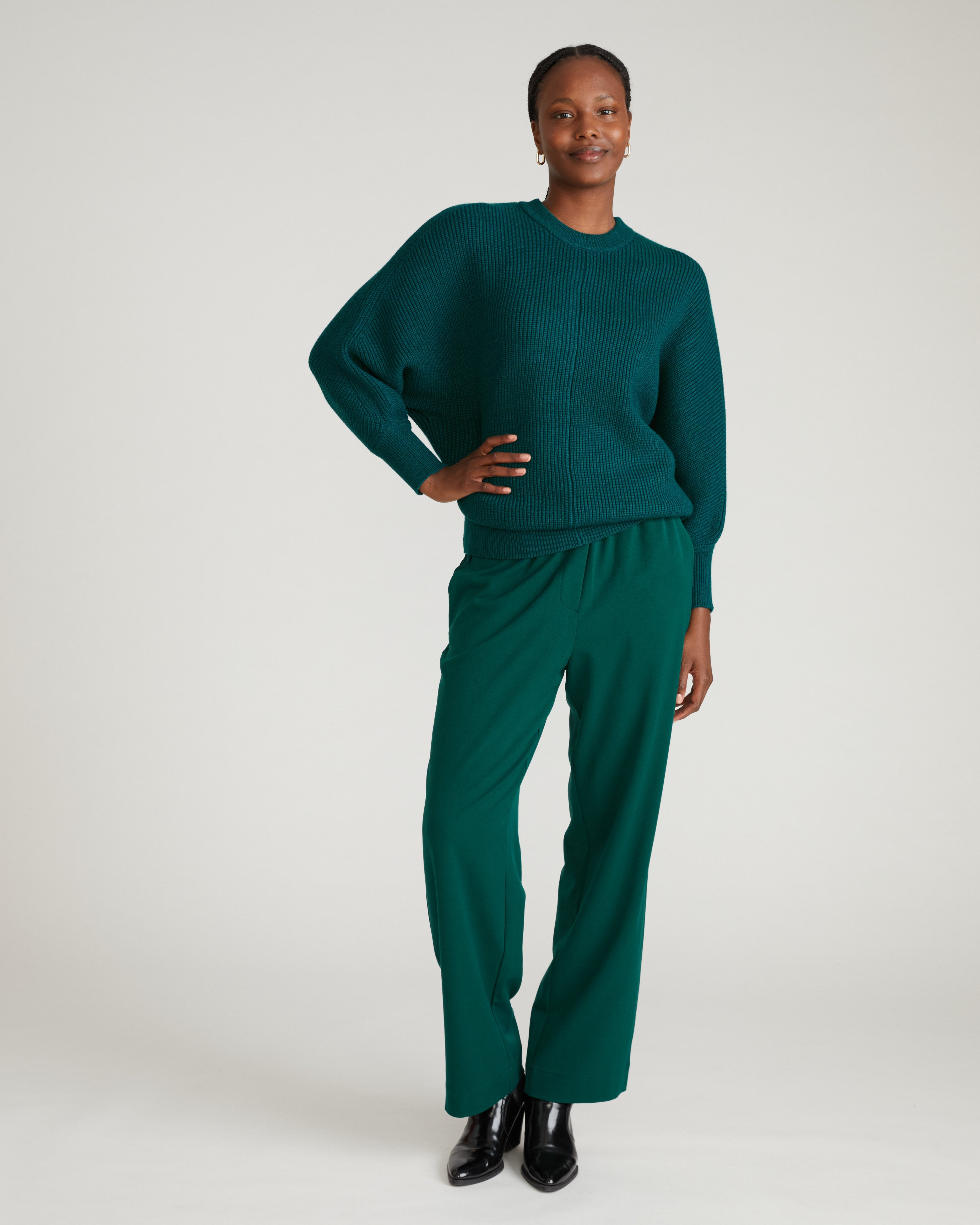 Better-Than-Wool Dolman Sweater - Botanic