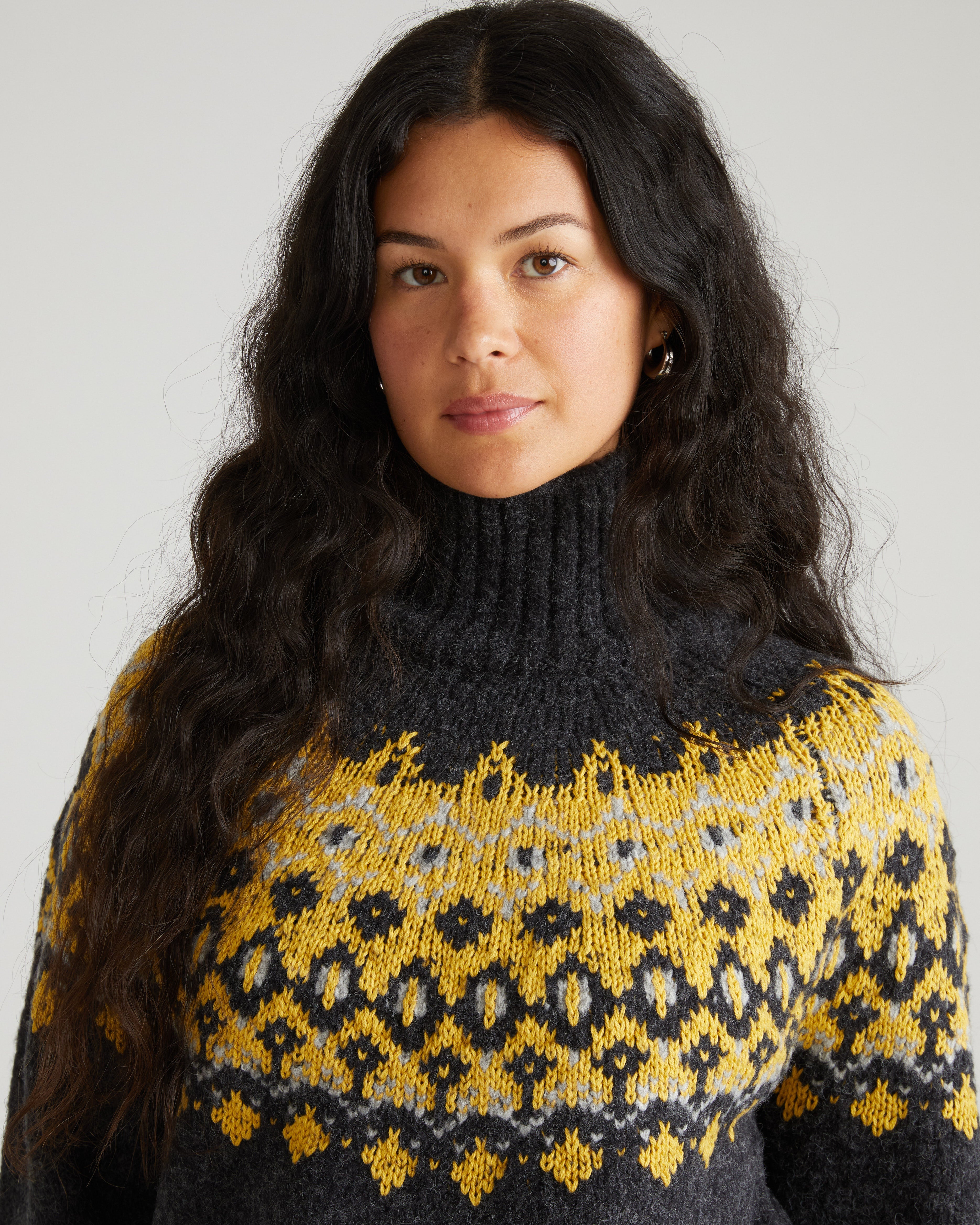 Fair Isle Sweater - Oak Leaf Fair Isle