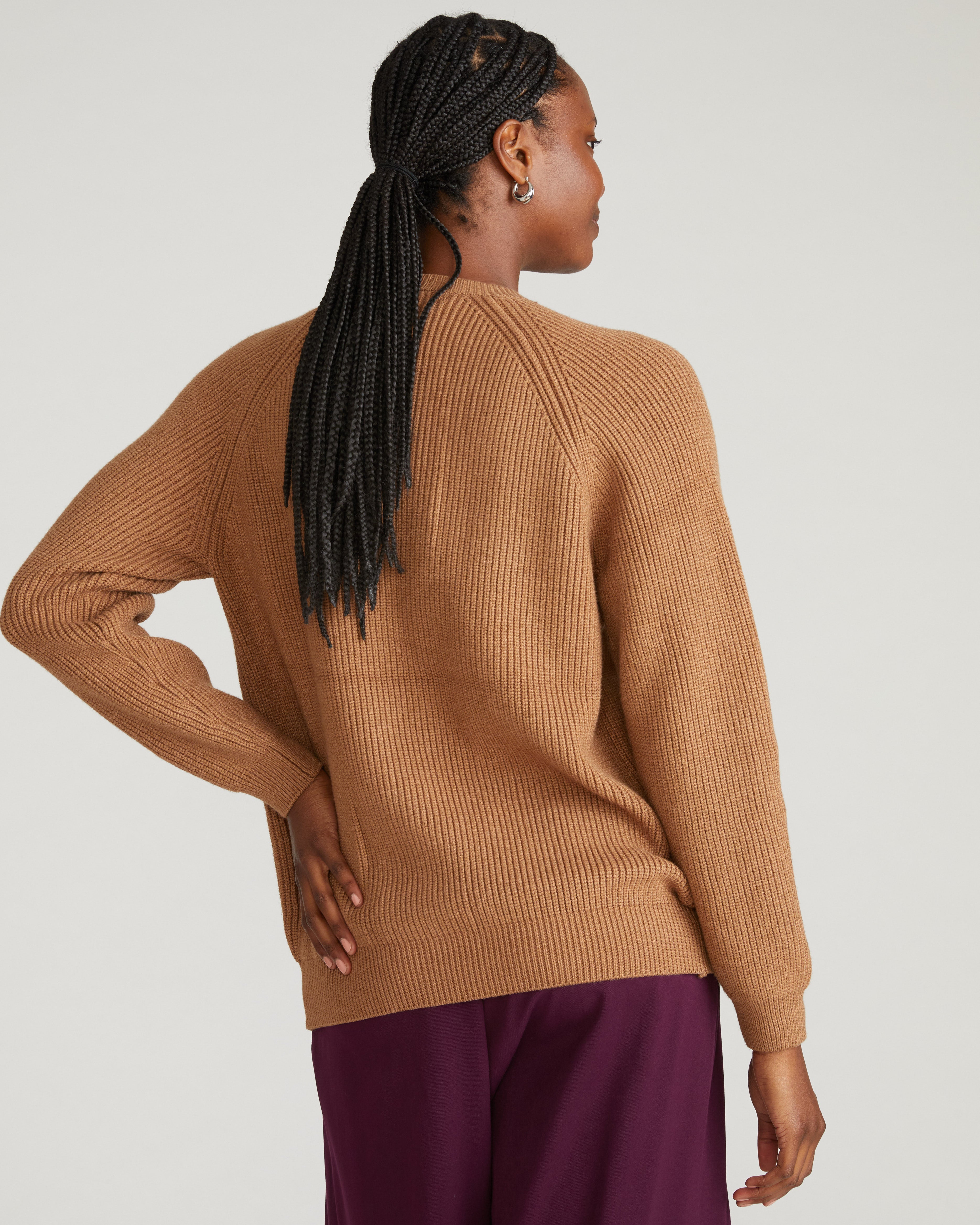 Better-Than-Wool Zip Cardigan - Classic Camel