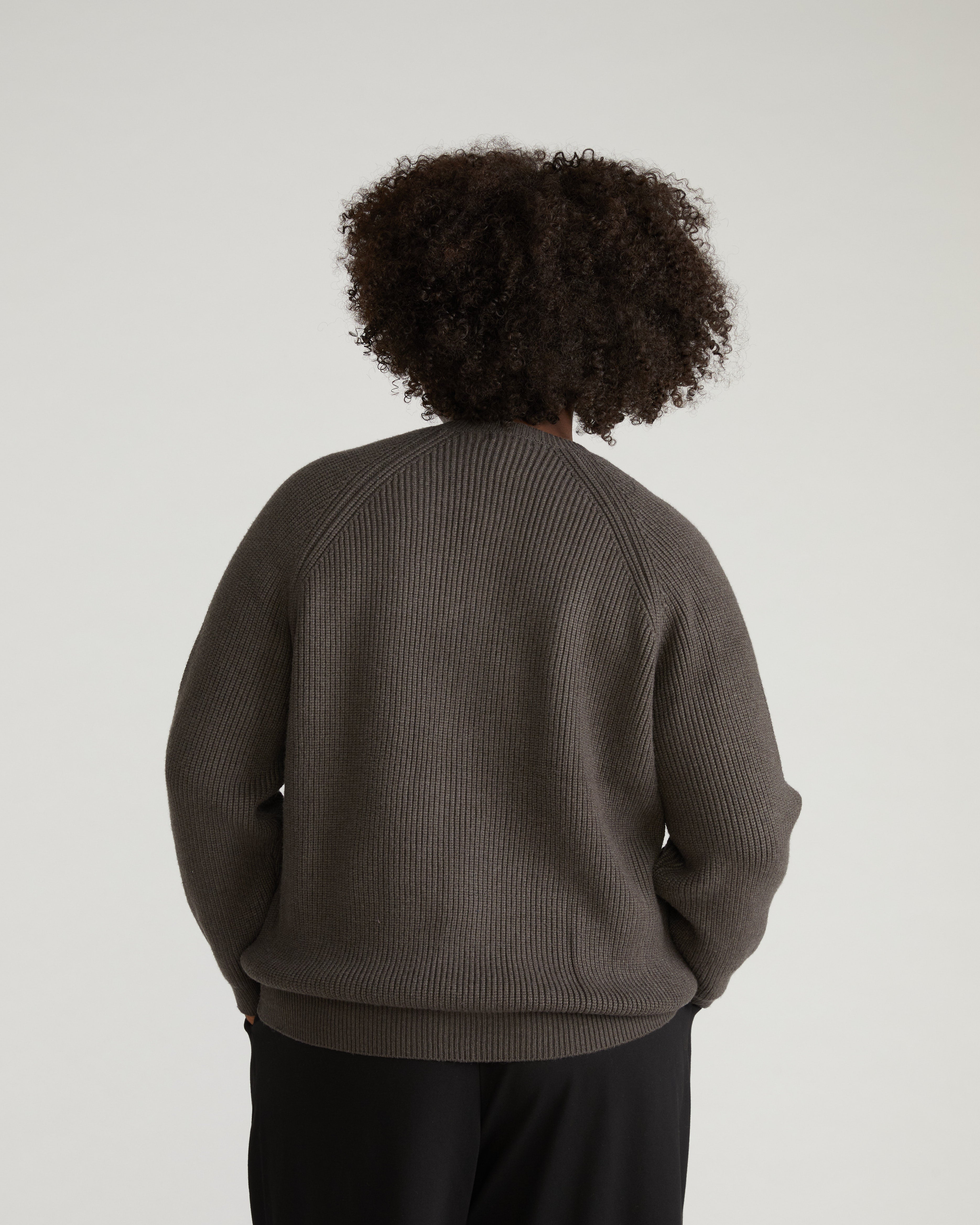 Better-Than-Wool Zip Cardigan - Graphite