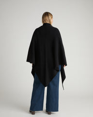 Better-Than-Wool Knitted Wrap - Black