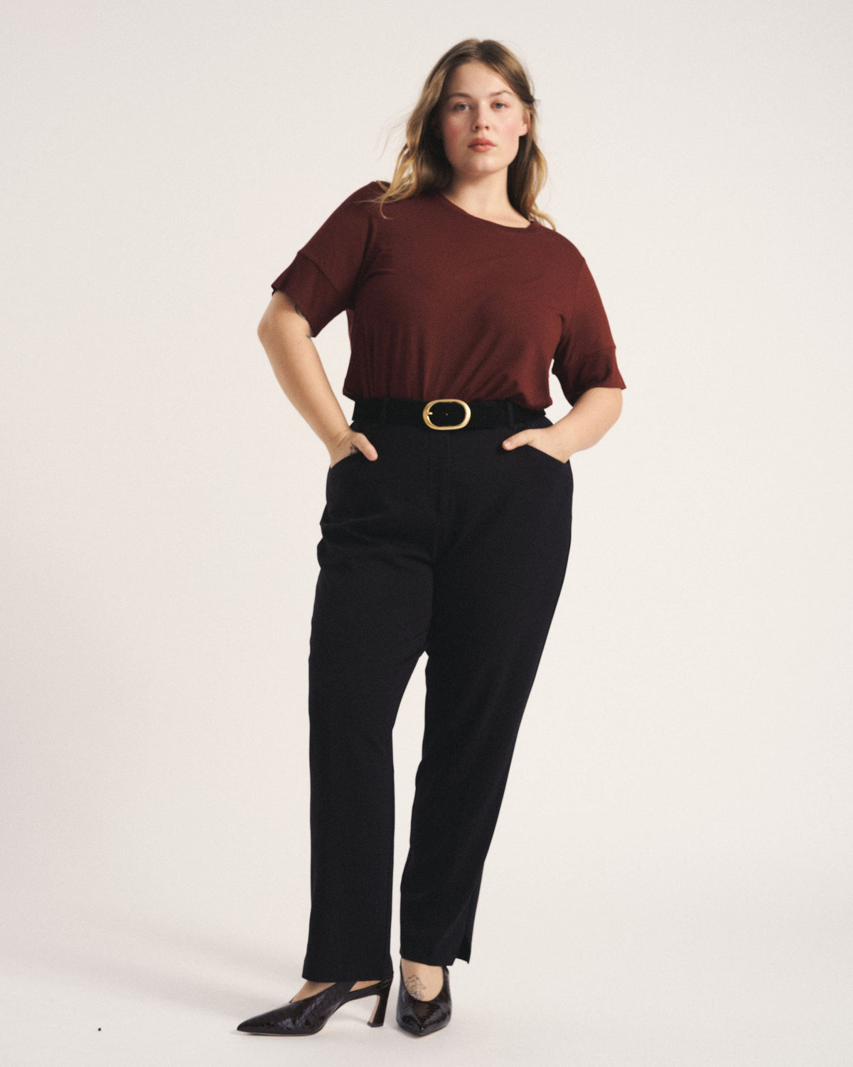 All Day Mercer Tapered Leg Pants - Black