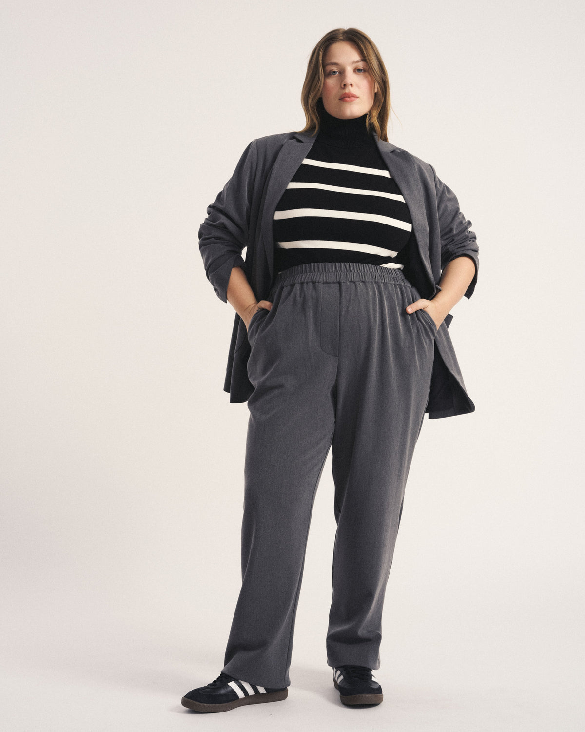 All Day Easy Pants - Gray Heather