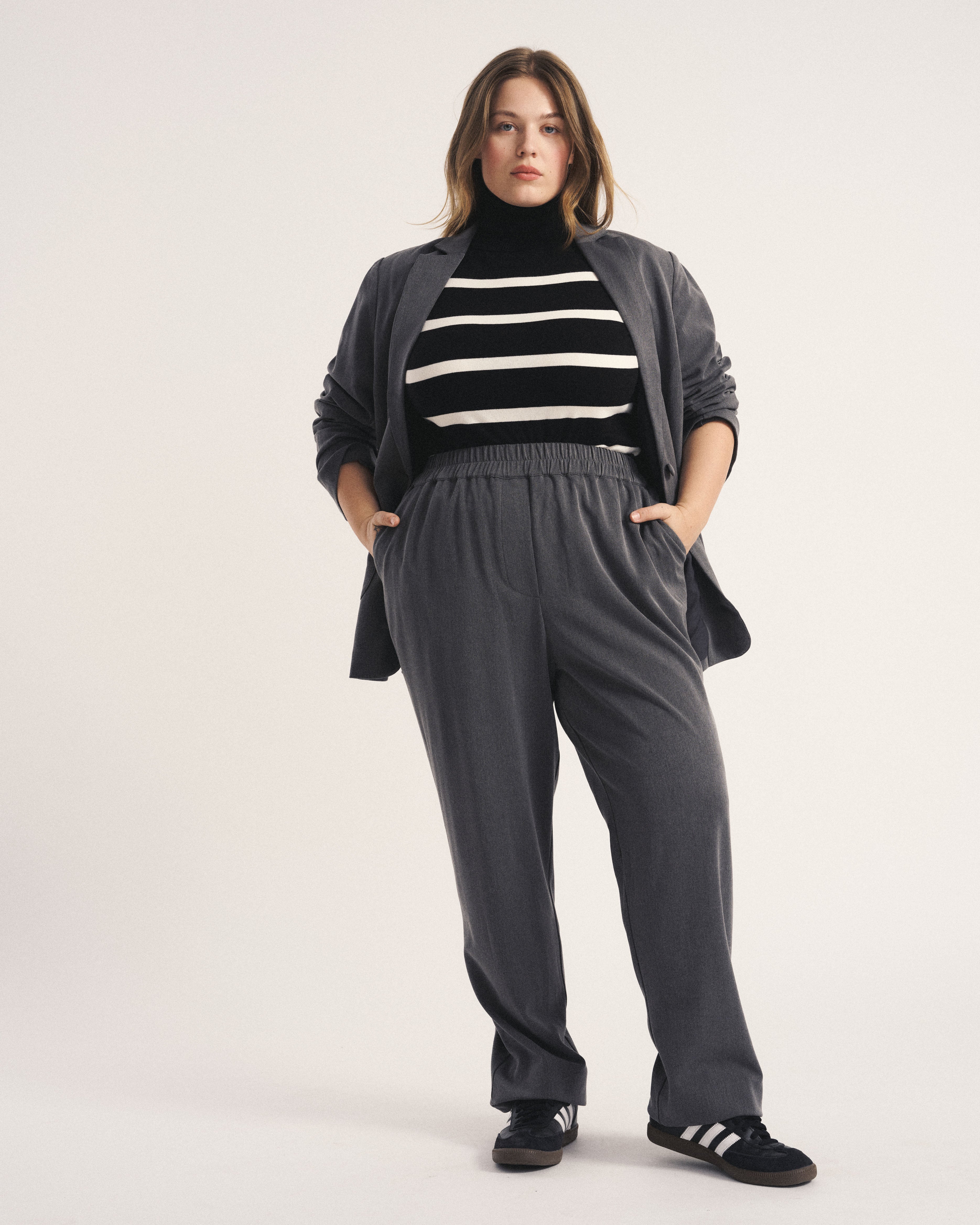 All Day Easy Pants - Gray Heather