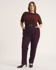 All Day Cigarette Pants - Gamay