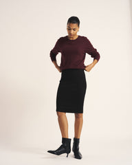 Danube Ponte Skirt - Black