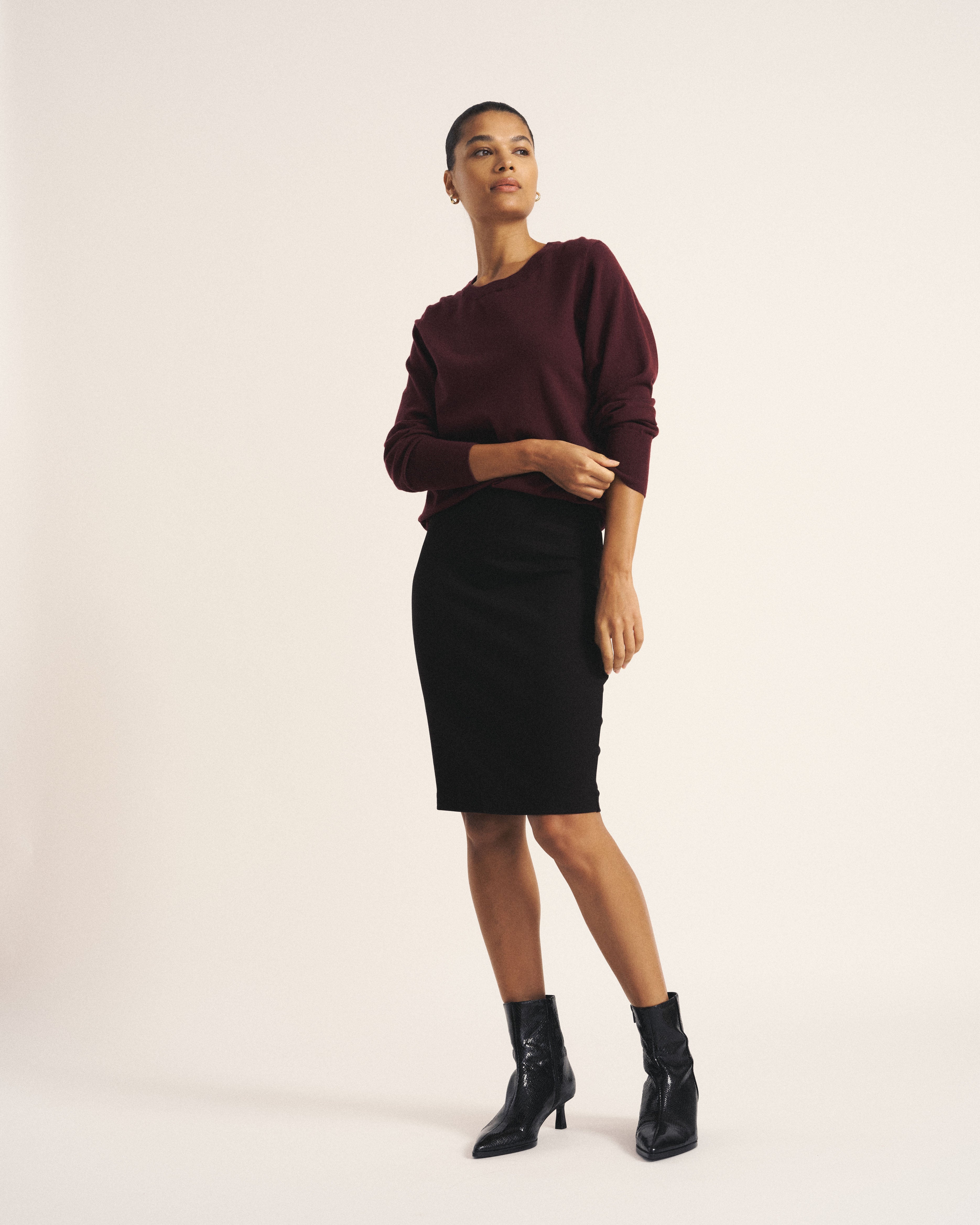 Danube Ponte Skirt - Black