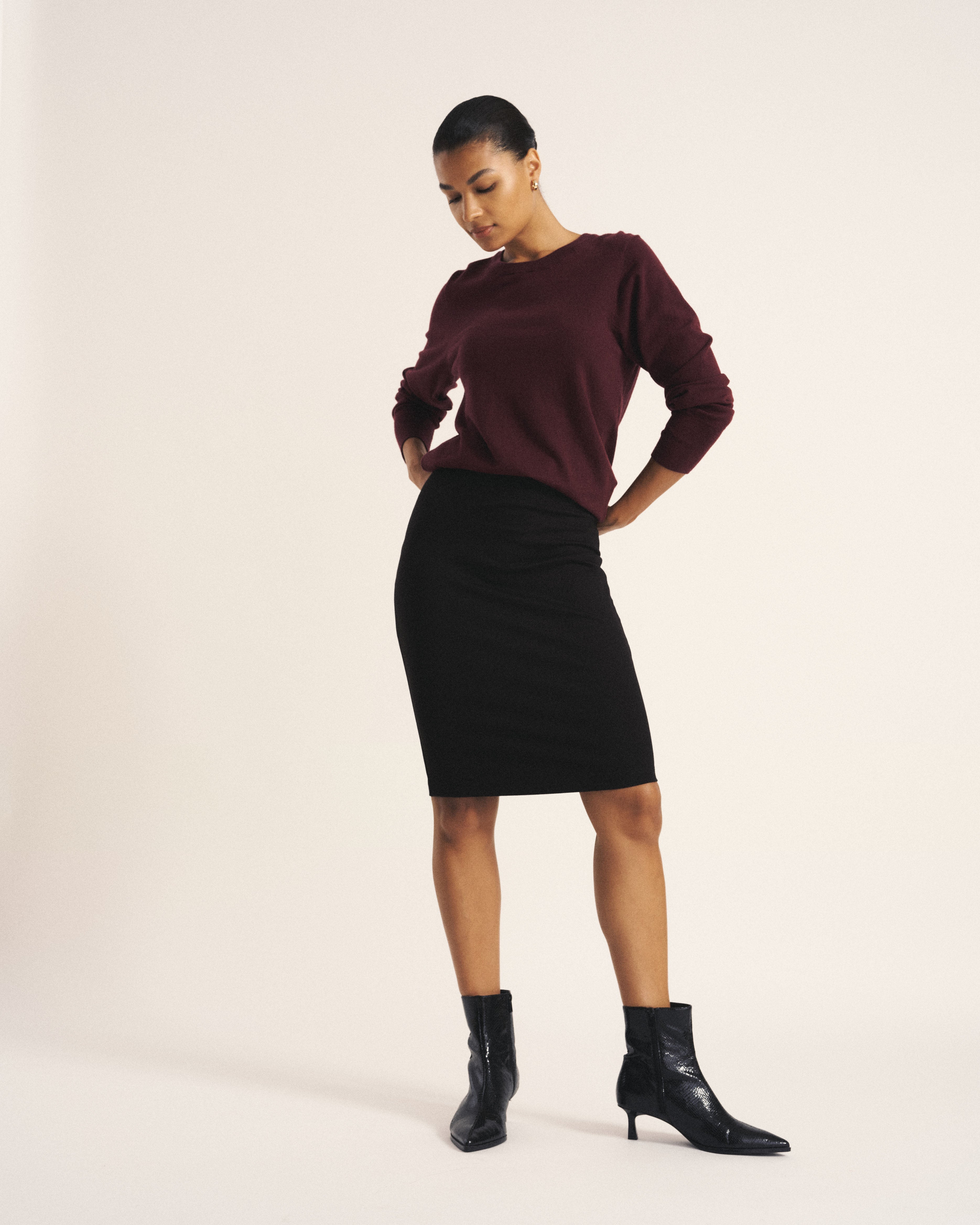 Danube Ponte Skirt - Black