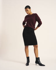 Danube Ponte Skirt - Black