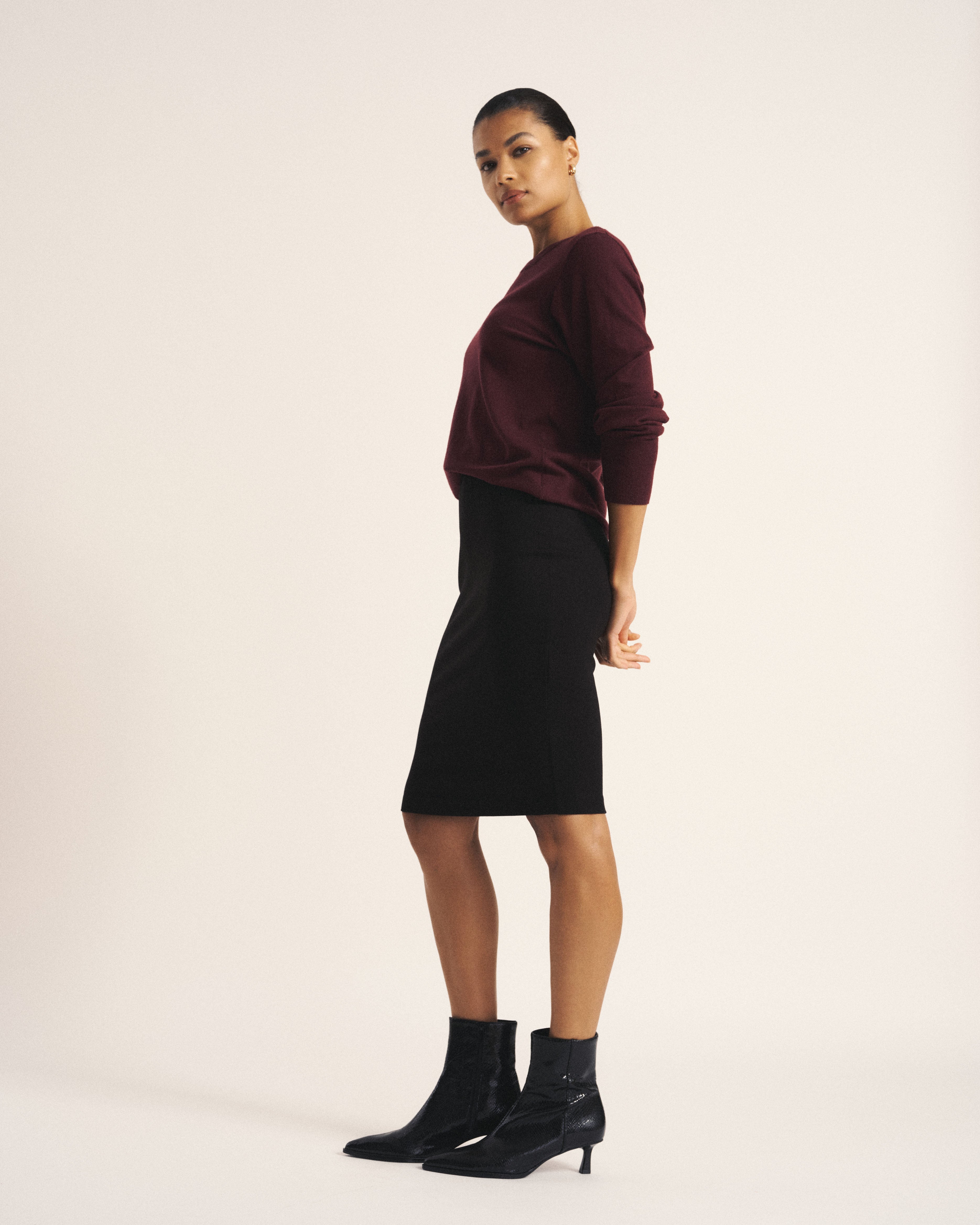 Danube Ponte Skirt - Black