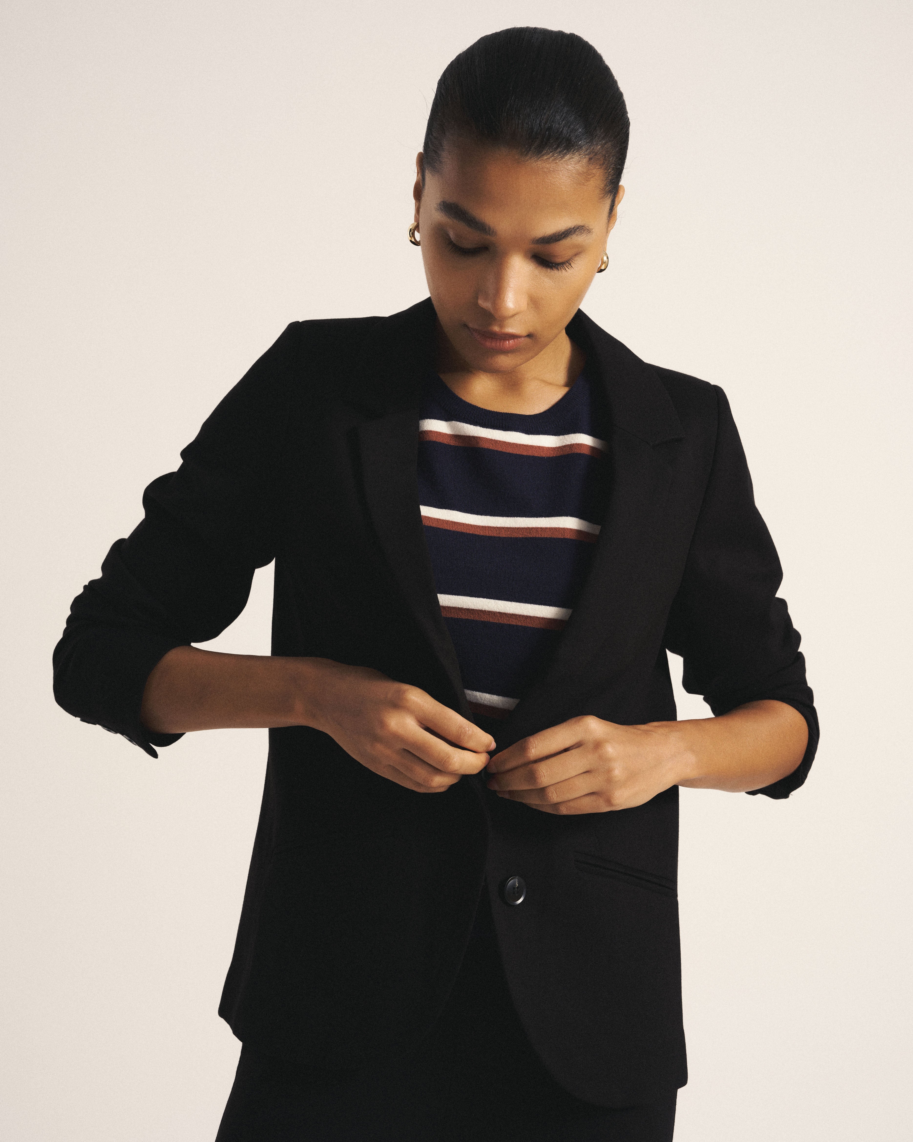 Beas Ponte Blazer - Black