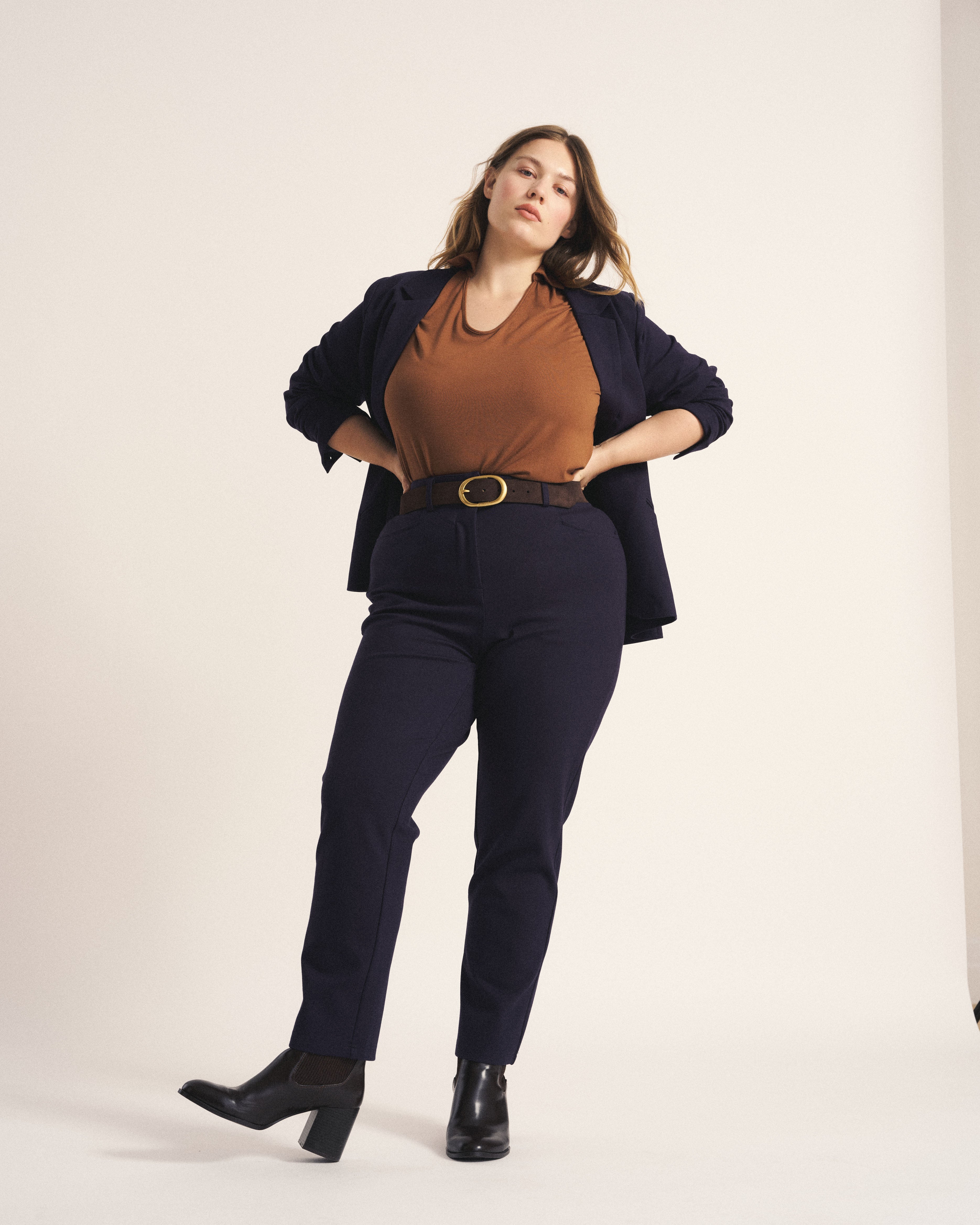 Beas Ponte Blazer - Navy