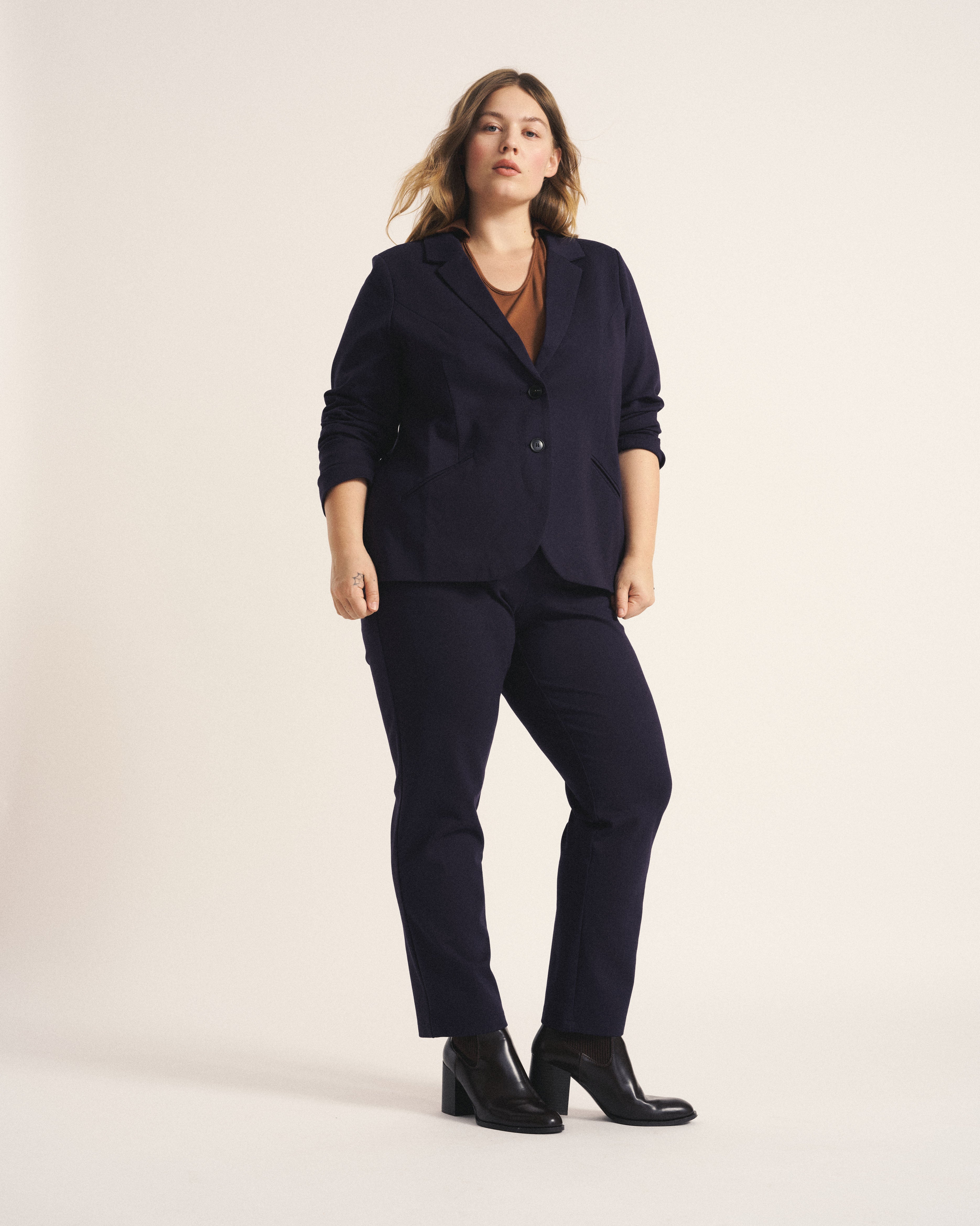Beas Ponte Blazer - Navy