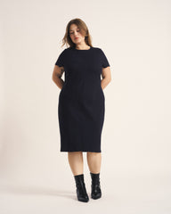 Executive Ponte Dress - Navy