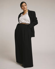 All Day Perfect Palais Wide Leg Pants - Black