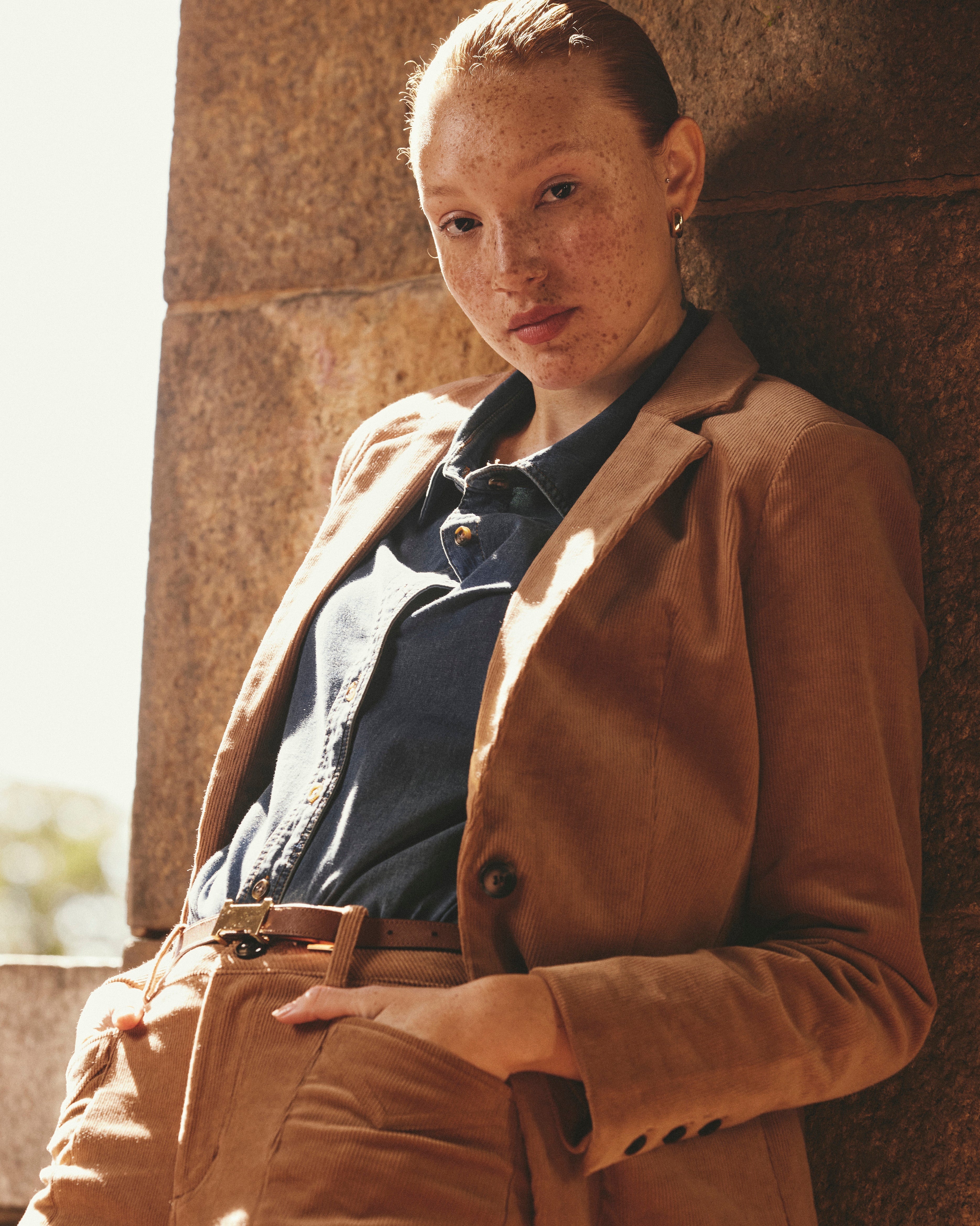 Davis Corduroy Blazer - Classic Camel