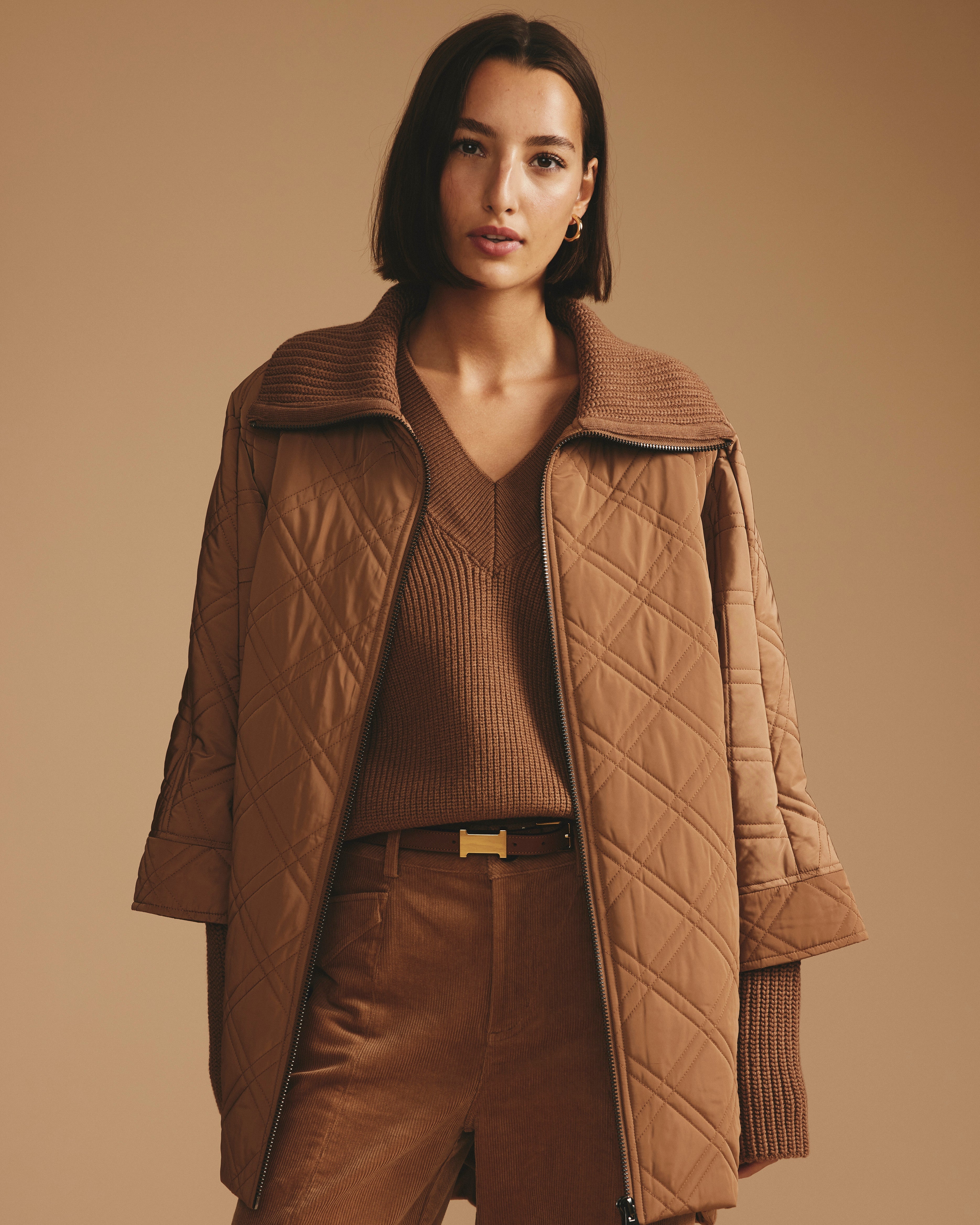 Arcadia Puffer Coat - Classic Camel