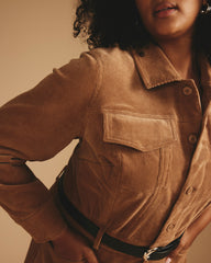Dakota Corduroy Dress - Classic Camel