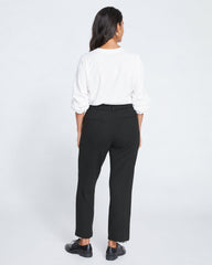 Cigarette Ponte Pants - Black